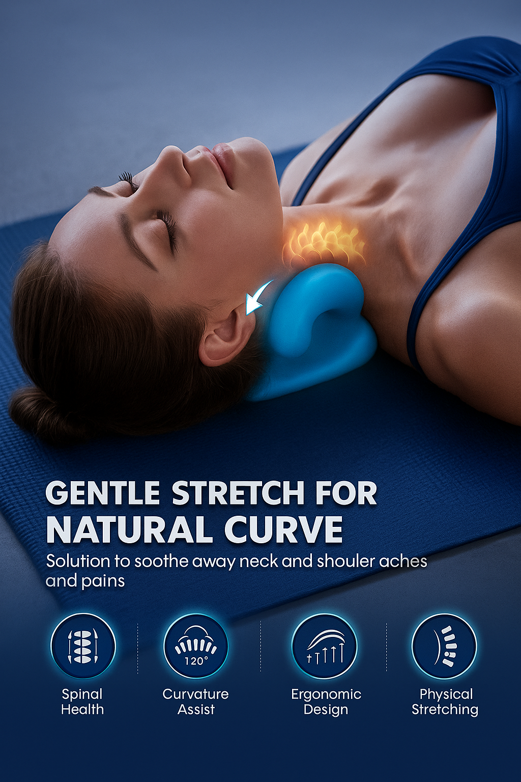 Neck Pain Relief and Posture Corrector Pillow