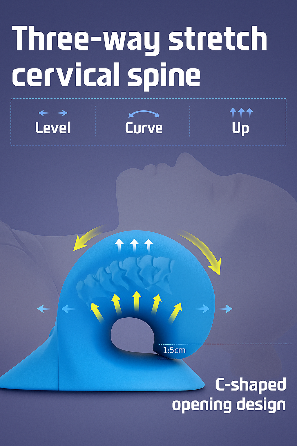 Neck Pain Relief and Posture Corrector Pillow