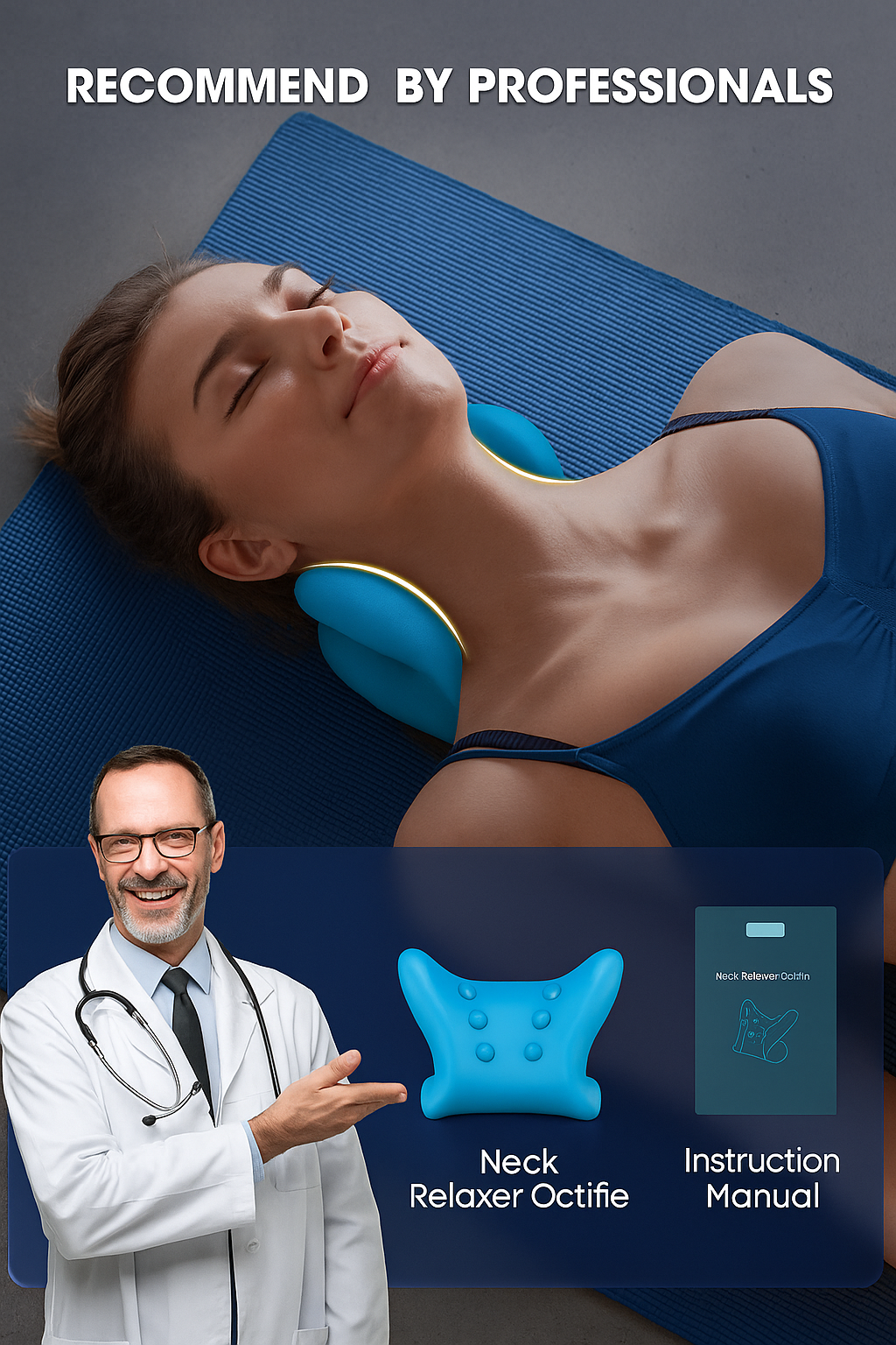 Neck Pain Relief and Posture Corrector Pillow